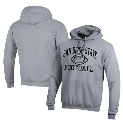 Sweat à capuche gris Champion pour homme, motif Aztèques de l'État San Diego, en Eco Powerblend