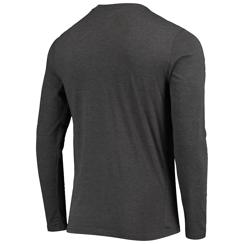 Ensemble de nuit pour homme Concepts Sport Cardinal/Heathered Charcoal San Diego State Aztecs Meter, haut à manches longues et pantalon