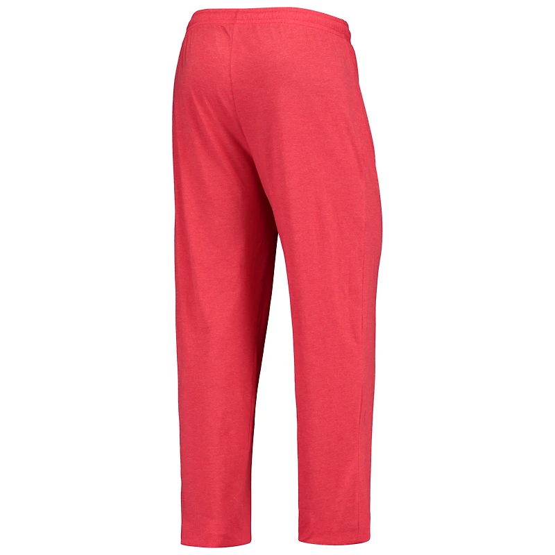Ensemble de nuit pour homme Concepts Sport Cardinal/Heathered Charcoal San Diego State Aztecs Meter, haut à manches longues et pantalon
