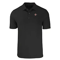Men's Cutter & Buck Black San Diego State Aztecs Big Tall Forge Eco Stretch Recycled Polo