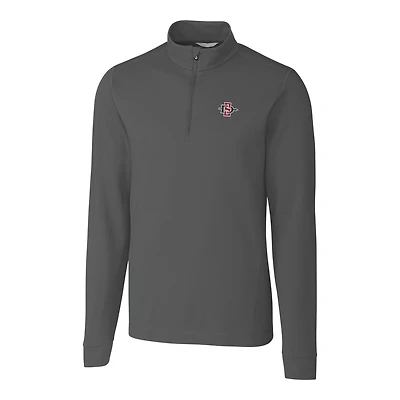 Pull à col montant et fermeture éclair quart de tour Advantage pour homme, gris, des San Diego State Aztecs, taille grande