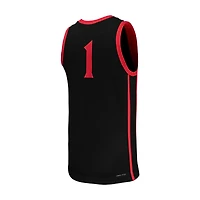 Maillot de basket-ball réplique noir San Diego State Aztecs pour homme Jordan Brand #1
