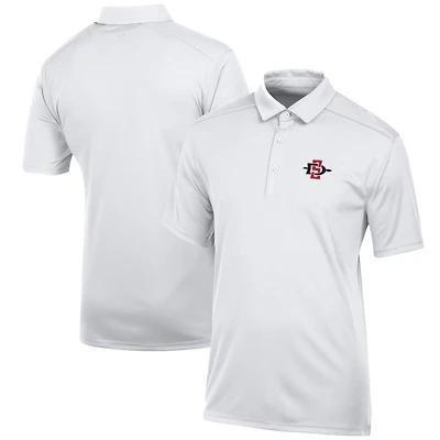 Men's White San Diego State Aztecs Classic Jacquard Polo