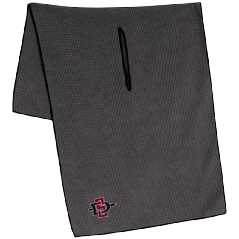 Serviette en microfibre grise San Diego State Aztecs 19 "x 41"
