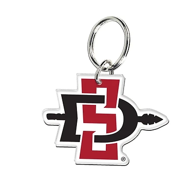 Porte-clés WinCraft San Diego State Aztecs en acrylique de qualité supérieure