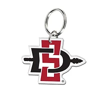Porte-clés WinCraft San Diego State Aztecs en acrylique de qualité supérieure