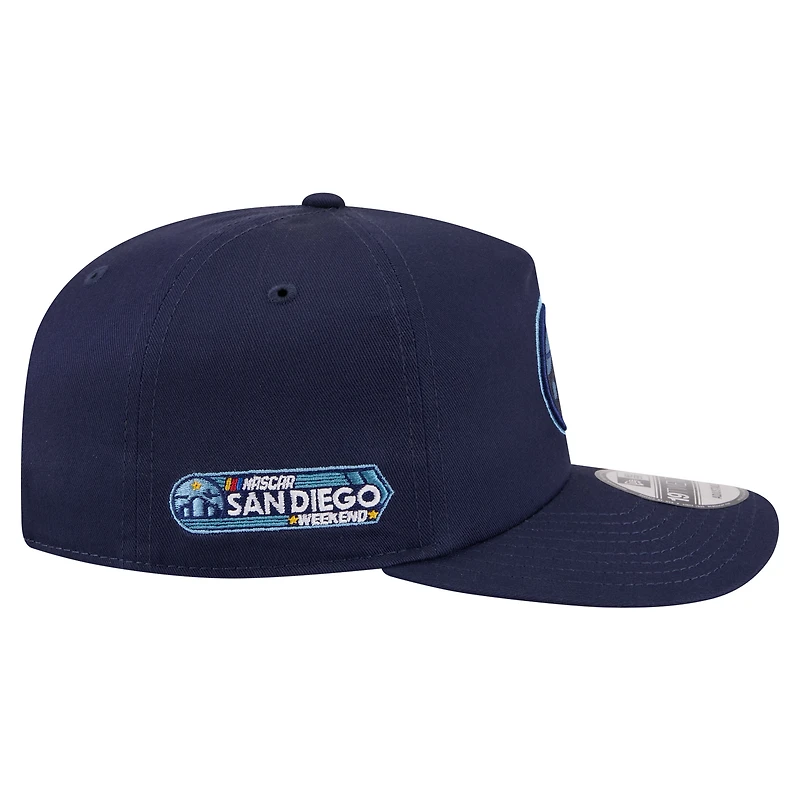 Men's New Era Navy NASCAR Race The Base 19TWENTY Adjustable Hat
