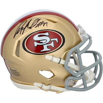 Casque Riddell Speed Mini autographié par Anquan Boldin des San Francisco 49ers