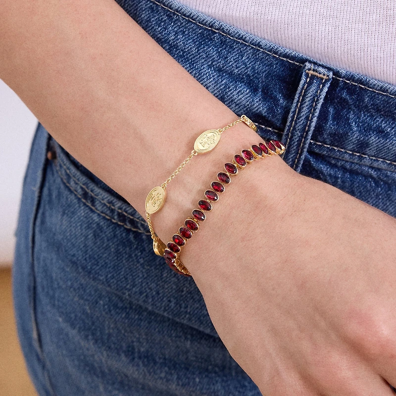 Ensemble de deux bracelets de tennis BaubleBar des 49ers de San Francisco