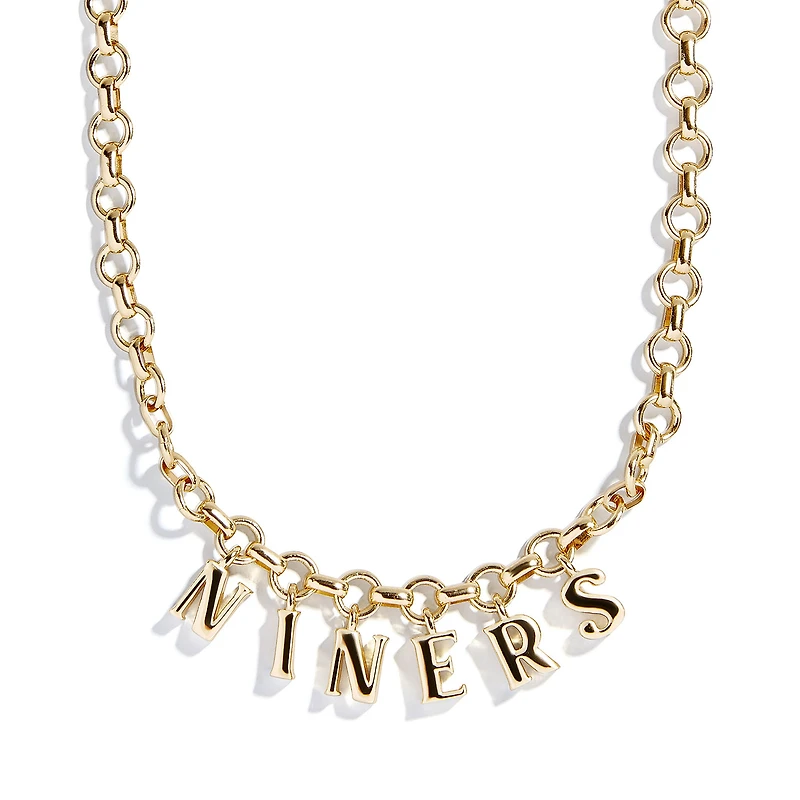 Collier à breloques BaubleBar avec logo des 49ers de San Francisco