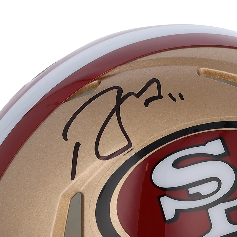 Brandon Aiyuk San Francisco 49ers Autographed Speed Mini Helmet