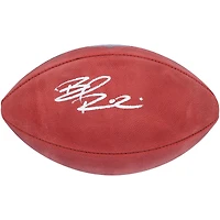 Ballon de football Wilson Duke en couleur autographié par Brian Robinson Jr. des 49ers de San Francisco
