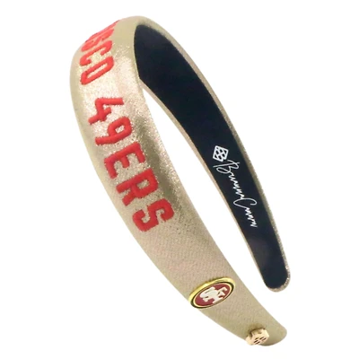 Bandeau fin brodé Brianna Cannon des 49ers de San Francisco