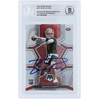 Carte de recrue authentifiée autographiée par Brock Purdy des 49ers de San Francisco Panini Mosaic #367 Beckett Fanatics Witnessed 2022