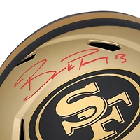 Casque réplique Riddell Rave Speed ​​autographié par Brock Purdy des San Francisco 49ers