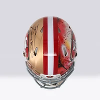 Casque Riddell Speed ​​Authentic autographié par Brock Purdy (49ers de San Francisco) - Illustration de Shawn Voelker - NF70444450