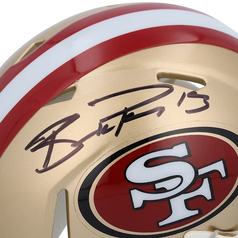 Brock Purdy San Francisco 49ers Autographed Riddell Speed Mini Helmet