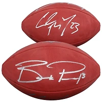 Christian McCaffrey & Brock Purdy San Francisco 49ers Autographed Duke Full Color Football