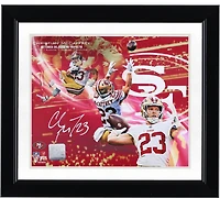 Christian McCaffrey San Francisco 49ers Autographed 8" x 10" TD Trifecta Collage Photograph