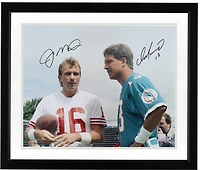Dan Marino Miami Dolphins & Joe Montana San Francisco 49ers Autographed 16" x 20" Photograph
