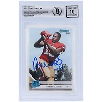Deebo Samuel San Francisco 49ers Autographed 2019 Panini Donruss Rated Rookie #317 Beckett Fanatics Witnessed Authenticated 10 Rookie Card