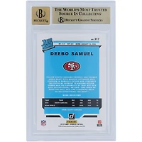 Deebo Samuel San Francisco 49ers Autographed 2019 Panini Donruss Rated Rookie #317 Beckett Fanatics Witnessed Authenticated /10 Rookie Card