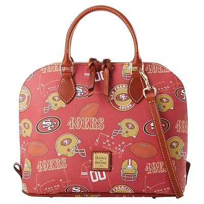 Sacoche zippée Game Day de Dooney & Bourke des San Francisco 49ers