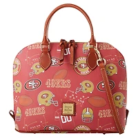 Sacoche zippée Game Day de Dooney & Bourke des San Francisco 49ers