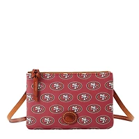 Dooney & Bourke  San Francisco 49ers Top Zip Crossbody Bag