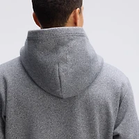 Sweat à capuche Letterman en polaire emblématique des 49ers de San Francisco, gris chiné, Fanatics Athletic
