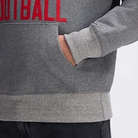 Fanatics Athletic Heather Gray San Francisco 49ers IconicFleece Pocket Sweatshirt