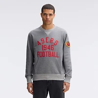 Fanatics Athletic Heather Gray San Francisco 49ers IconicFleece Pocket Sweatshirt