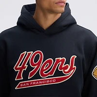 Fanatics Black San Francisco 49ers IconicFleece Tipped Hoodie
