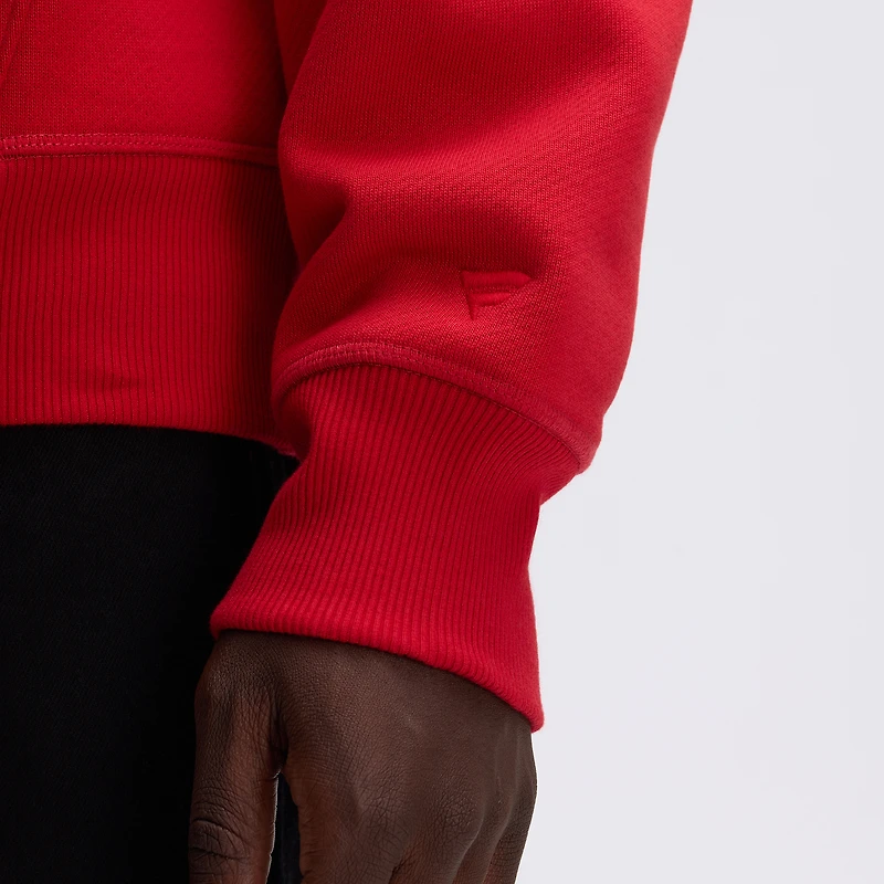 Fanatics Scarlet San Francisco 49ers IconicFleece Flocked Hoodie