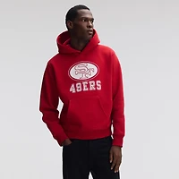 Sweat à capuche floqué Fanatics Scarlet San Francisco 49ers IconicFleece