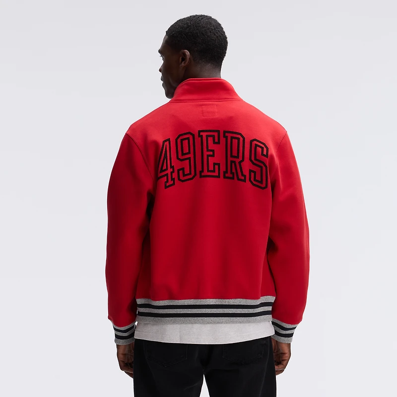 Fanatics Scarlet San Francisco 49ers IconicFleece Full-Zip Jacket
