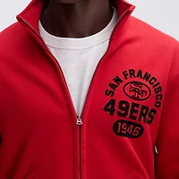 Fanatics Scarlet San Francisco 49ers IconicFleece Full-Zip Jacket