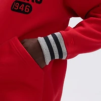 Veste polaire emblématique Fanatics Scarlet San Francisco 49ers à fermeture éclair intégrale