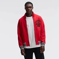 Fanatics Scarlet San Francisco 49ers IconicFleece Full-Zip Jacket