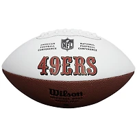 Frank Gore San Francisco 49ers Autographed Wilson White Panel Football