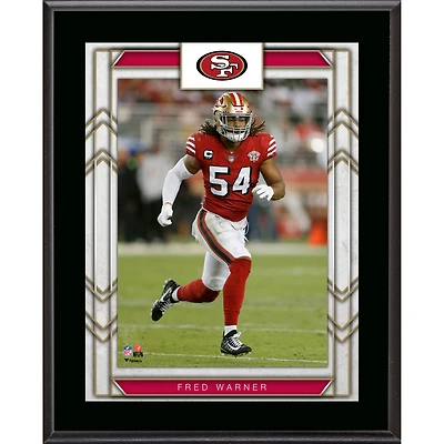 Fred Warner San Francisco 49ers Framed 10.5" x 13" Sublimated Player Plaque