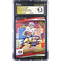 George Kittle San Francisco 49ers Autographed 2022 Panini Prestige Xtra Points Premium Red #268 #/449 CGC Authenticated 9.5/10 Card
