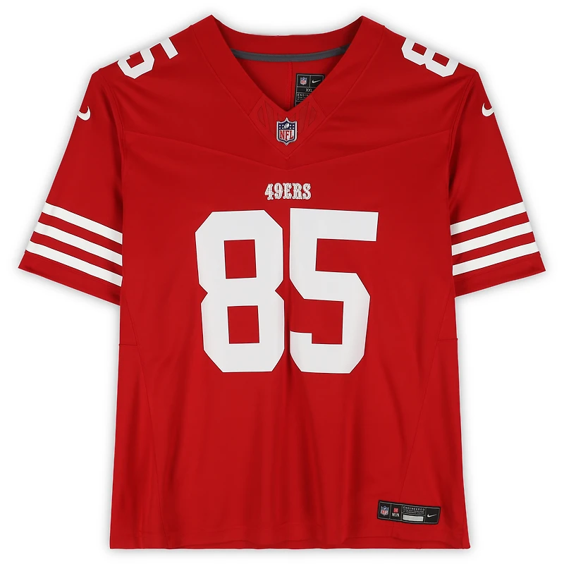 George Kittle San Francisco 49ers Autographed Scarlet Nike Vapor F.U.S.E. Limited Jersey 
