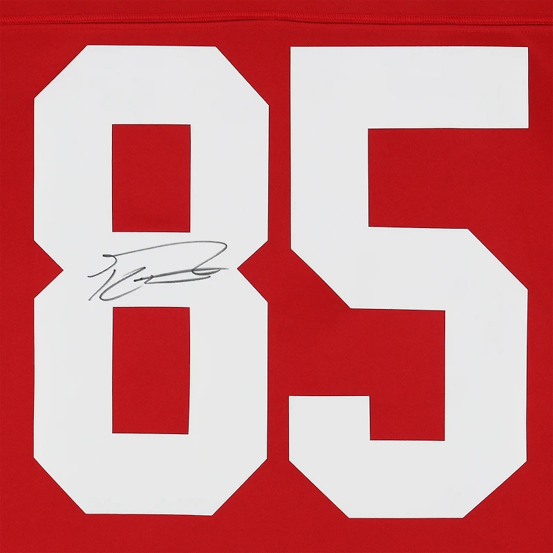 George Kittle San Francisco 49ers Autographed Scarlet Nike Vapor F.U.S.E. Limited Jersey 