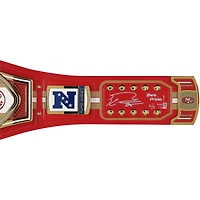 Ceinture de titre WWE autographiée par George Kittle des 49ers de San Francisco, avec l'inscription « Zero Miedo