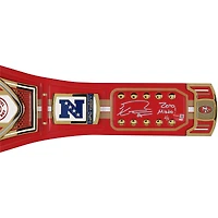 George Kittle San Francisco 49ers Autographed WWE Title Belt with "Zero Miedo!" Inscription - Limited Edition of 5