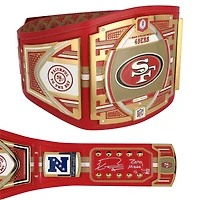 George Kittle San Francisco 49ers Autographed WWE Title Belt with "Zero Miedo!" Inscription - Limited Edition of 5