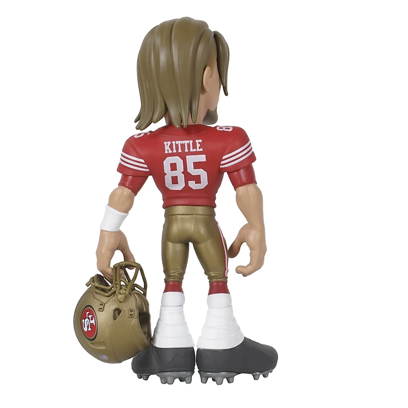 Figurine en vinyle 6" GameChanger de la série 2 des 49ers de San Francisco de George Kittle - Recherchez des variantes de couleurs unies rares