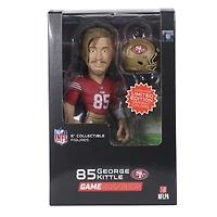 Figurine en vinyle 6" GameChanger de la série 2 des 49ers de San Francisco de George Kittle - Recherchez des variantes de couleurs unies rares