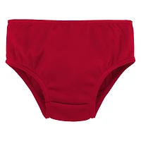 Ensemble deux pièces de pom-pom girl Spirit San Francisco 49ers Scarlet pour filles d'âge préscolaire avec bloomers